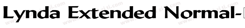 Lynda Extended Normal字体转换